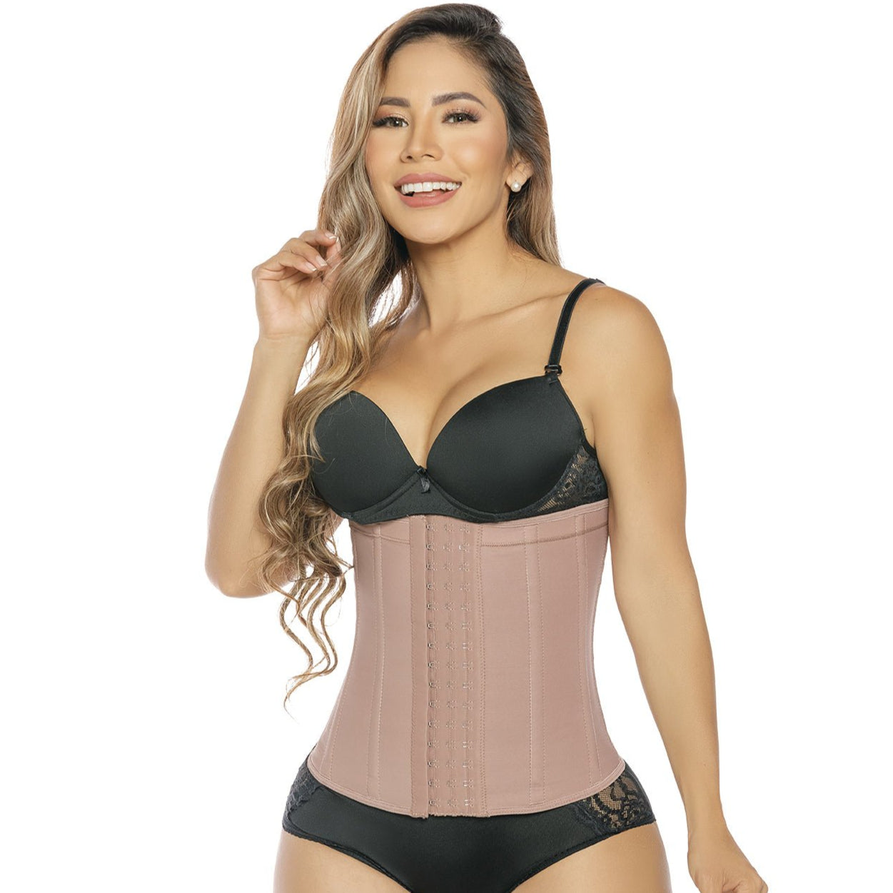 Faja Salome Cinturilla 315-CCB | Control Abdomen con Broches Ajustables