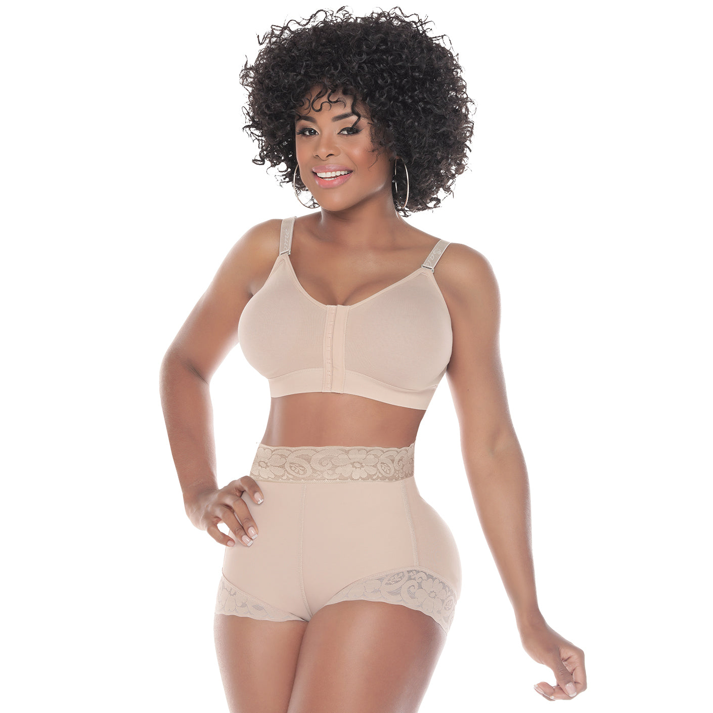 331-C-CE Panty Faja Levanta Cola Salome | Control Suave Abdomen | Invisible | Uso Diario