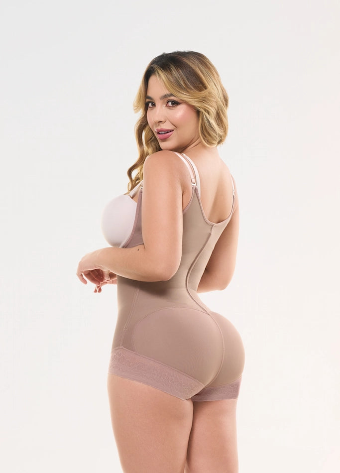 Faja Body Salome 413-CCB | Invisible Moldeadora | Control de Espalda y Abdomen