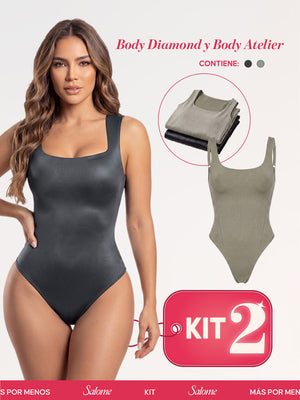 Kit Body Atelier Espalda Profunda & Diamond Tiras Anchas | Salome 5004 + 5006