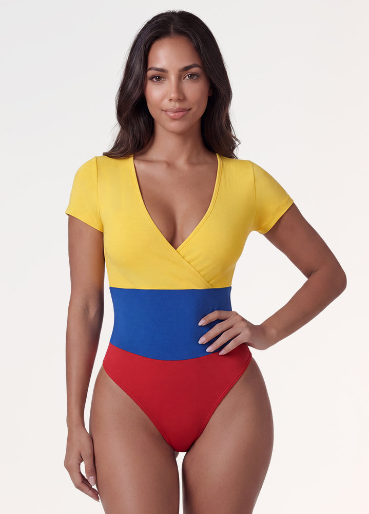 Bodysuit Colombia 2026: Body Tricolor Colombiano | Salome