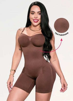 Body Seamless Texturizado: Control de Abdomen y Realce | Salome 7002