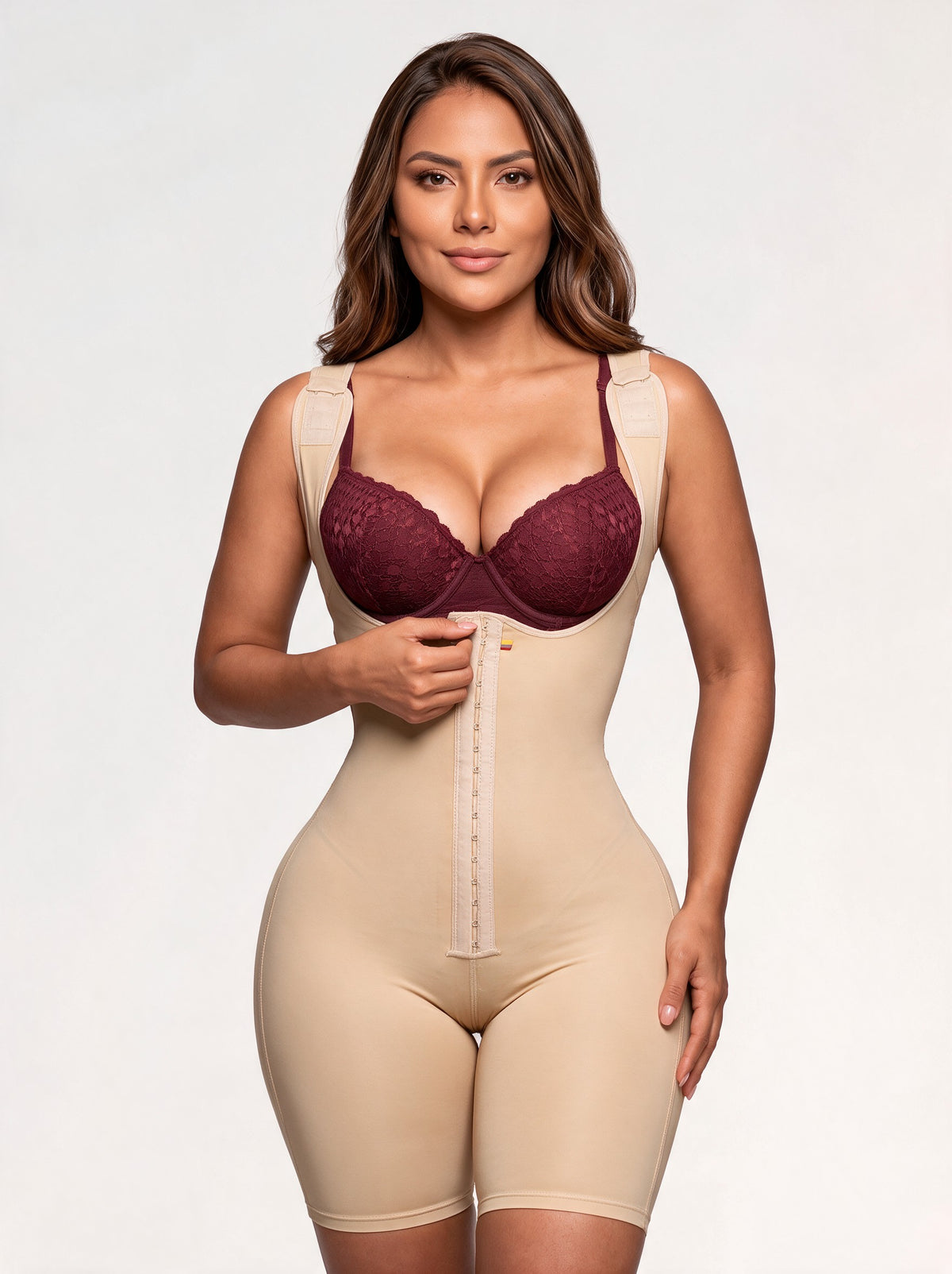 Faja de recuperación etapa 1 busto abierto Salome 3005BFM Beige