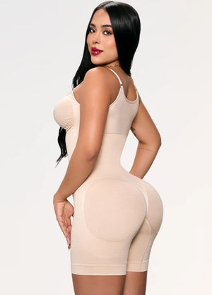 Body Faja Seamless Texturizado: Levanta glúteos y control abdomen | Salome 7002