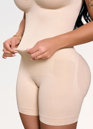 Body Seamless Texturizado: Control de Abdomen y Realce | Salome 7002