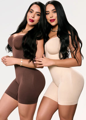 Body Faja Seamless Texturizado: Levanta glúteos y control abdomen | Salome 7002