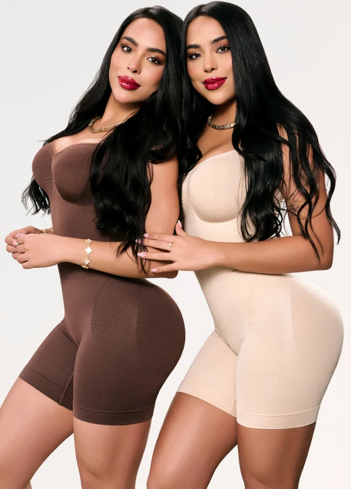 Body Faja Seamless Texturizado: Levanta glúteos y control abdomen | Salome 7002