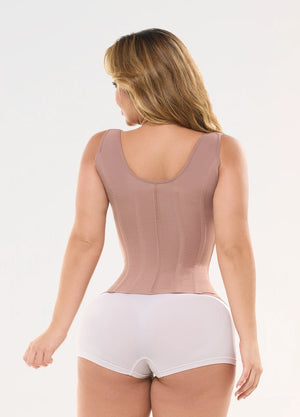 Faja Chaleco Salome 7013 | Moldea Cintura, Espalda y Corrige Postura