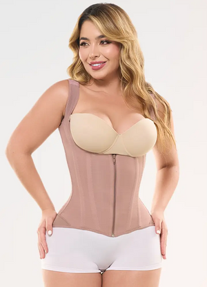 Faja Chaleco Salome 7013: Moldea cintura, espalda y corrige postura