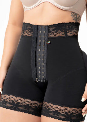 Short Moldeador Tiro Alto: Control Abdominal y Efecto Levanta Cola | Salome TC09L5