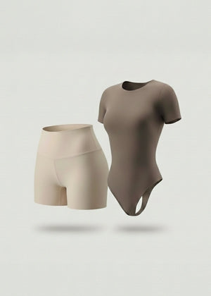 Combo Moldeador Salome: Short Faja + Body (Manga Corta o Larga)