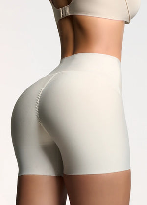 Trío Esencial Salome: Body Manga Corta + Short + Faja Media Pierna