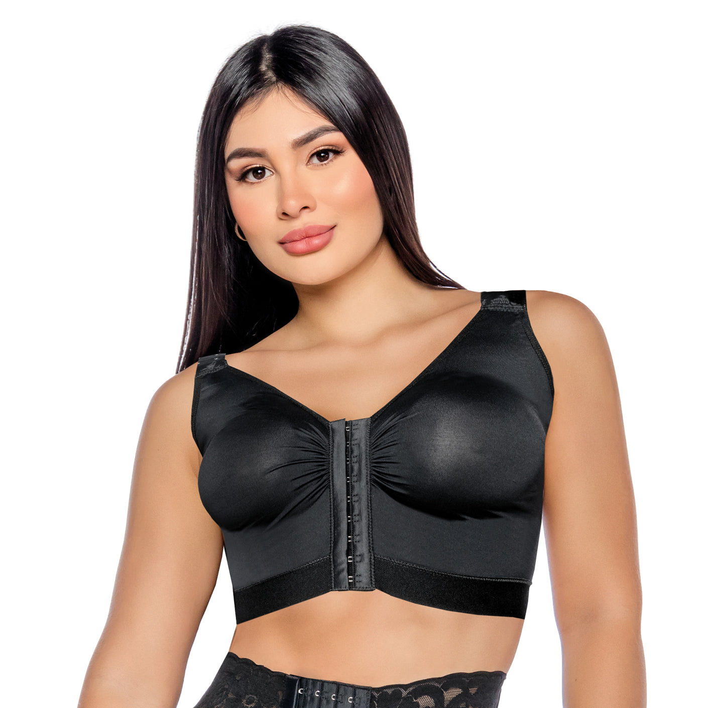 Brasier de Confort Salome 312 Lycra | Ideal Postoperatorio y Descanso | Soporte Suave y Natural