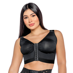 Brasier de Confort Salome 312 Lycra | Ideal Postoperatorio y Descanso | Soporte Suave y Natural
