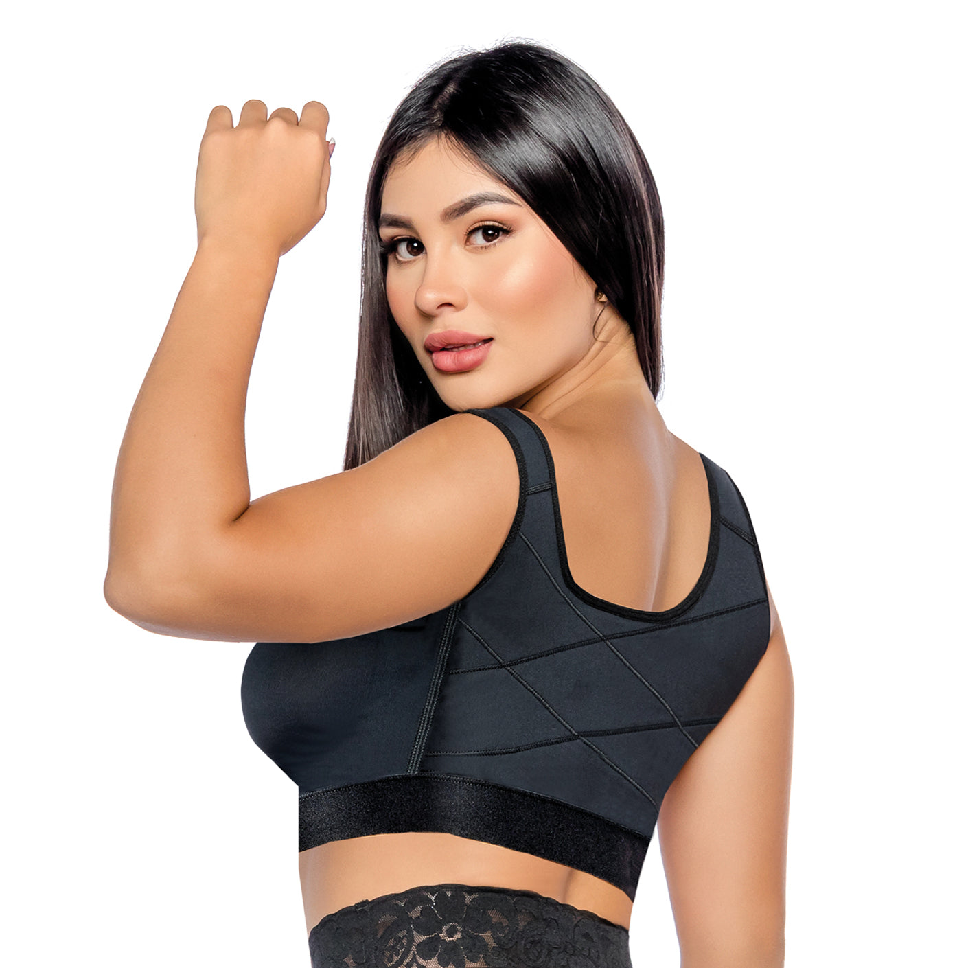 Brasier de Confort Salome 312 Lycra | Ideal Postoperatorio y Descanso | Soporte Suave y Natural