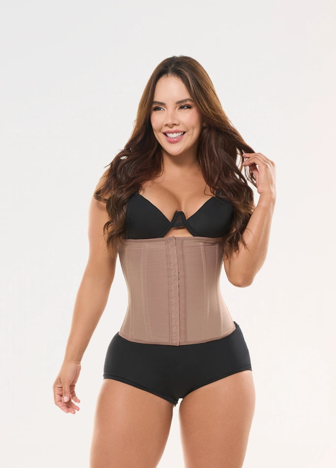Faja Salome Cinturilla 315-CCB | Control Abdomen con Broches Ajustables