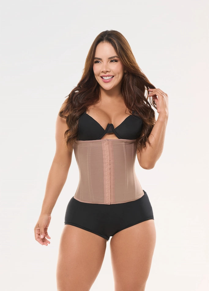 Faja Salome Cinturilla 315-CCB | Control Abdomen con Broches Ajustables