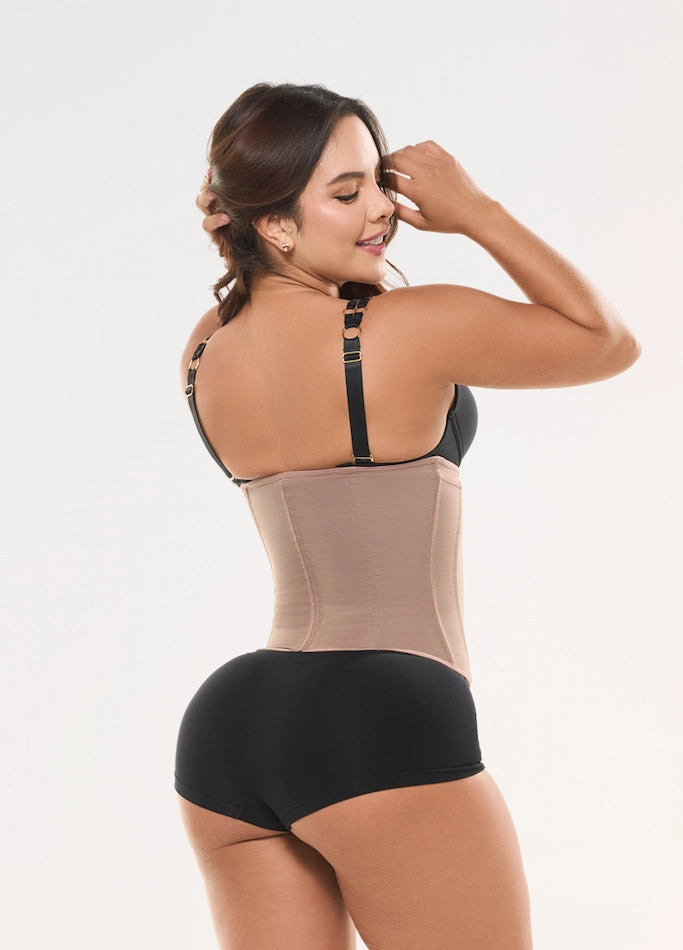 Faja Salome Cinturilla 315-CCB | Control Abdomen con Broches Ajustables