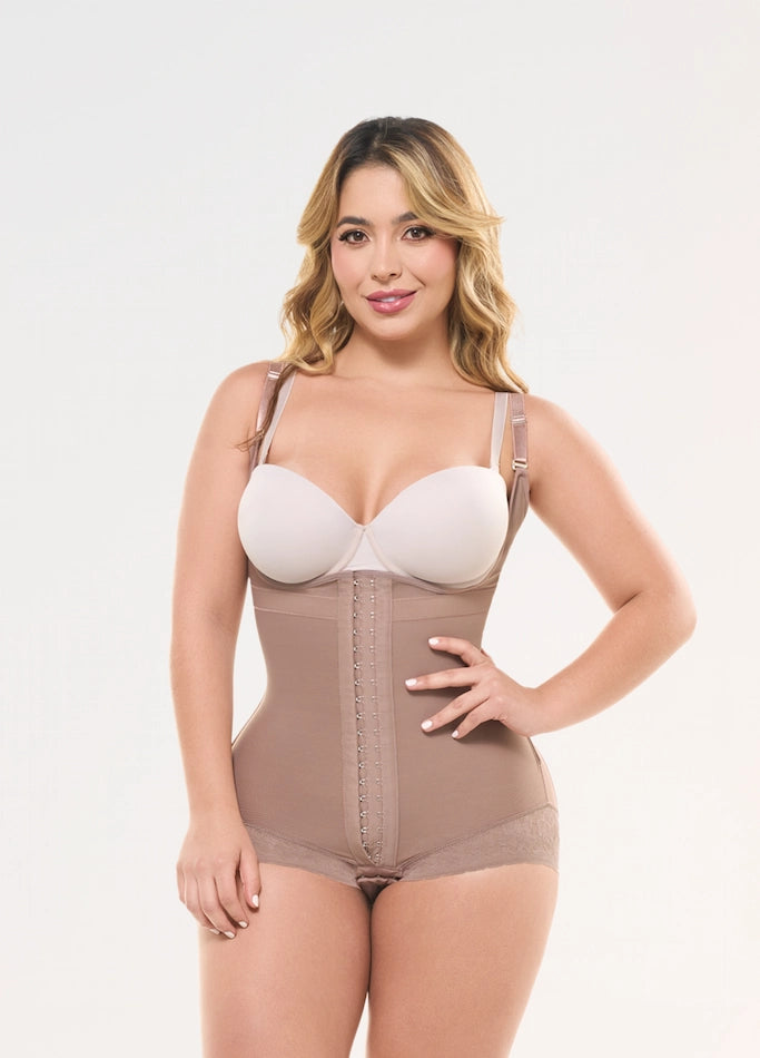 Faja Body Salome 413-CCB | Invisible Moldeadora | Control de Espalda y Abdomen