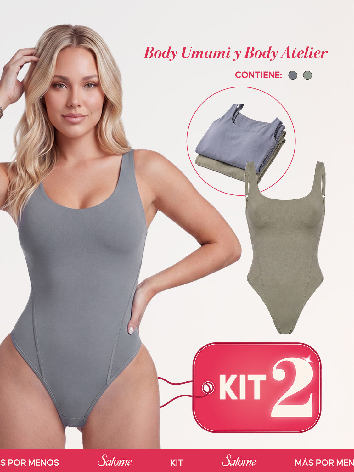 Kit Body Umami Tiras Finas & Atelier Espalda Profunda | Salome 5005 + 5004