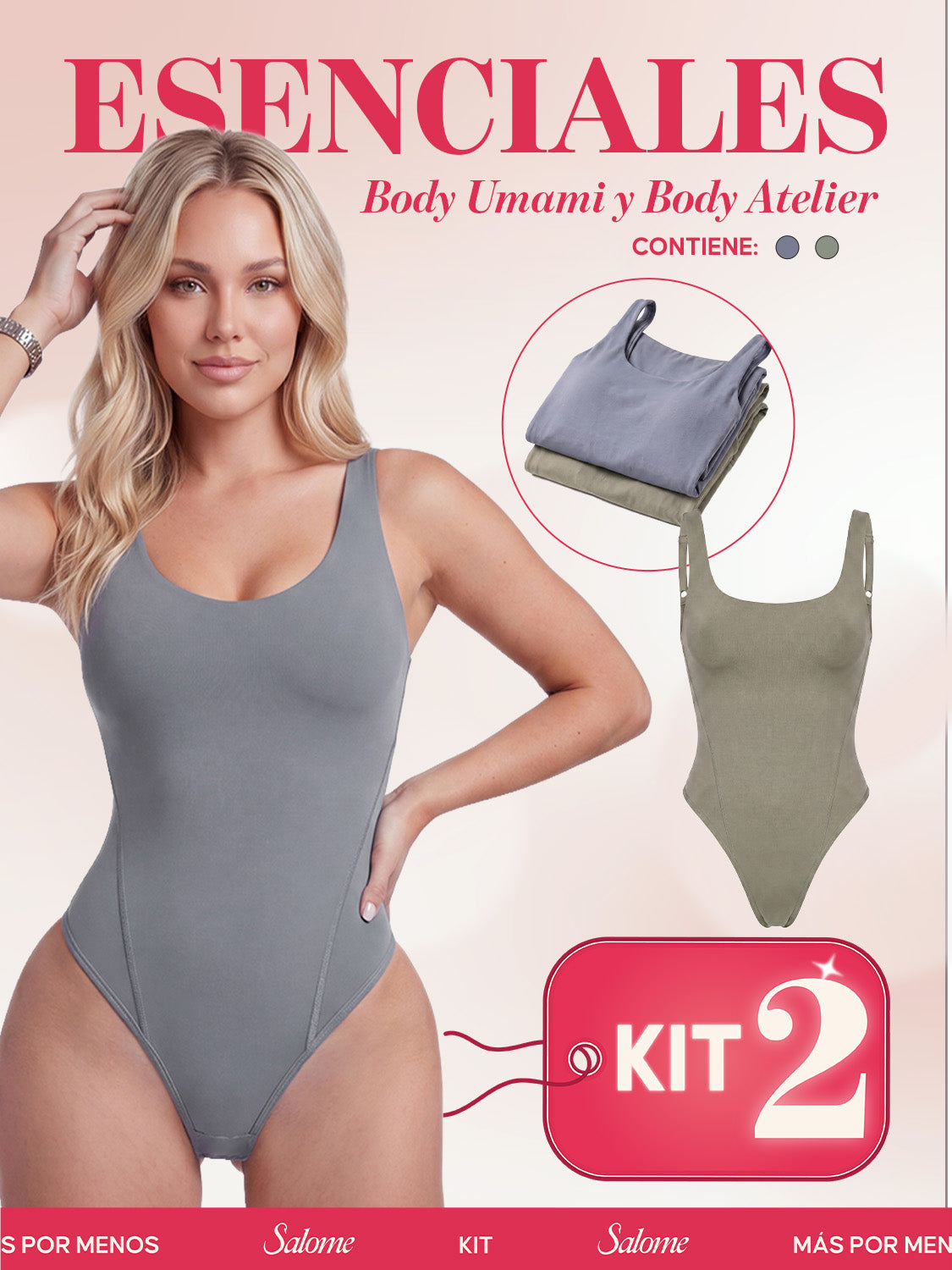 Kit Body Umami Tiras Finas & Atelier Espalda Profunda | Salome 5005 + 5004