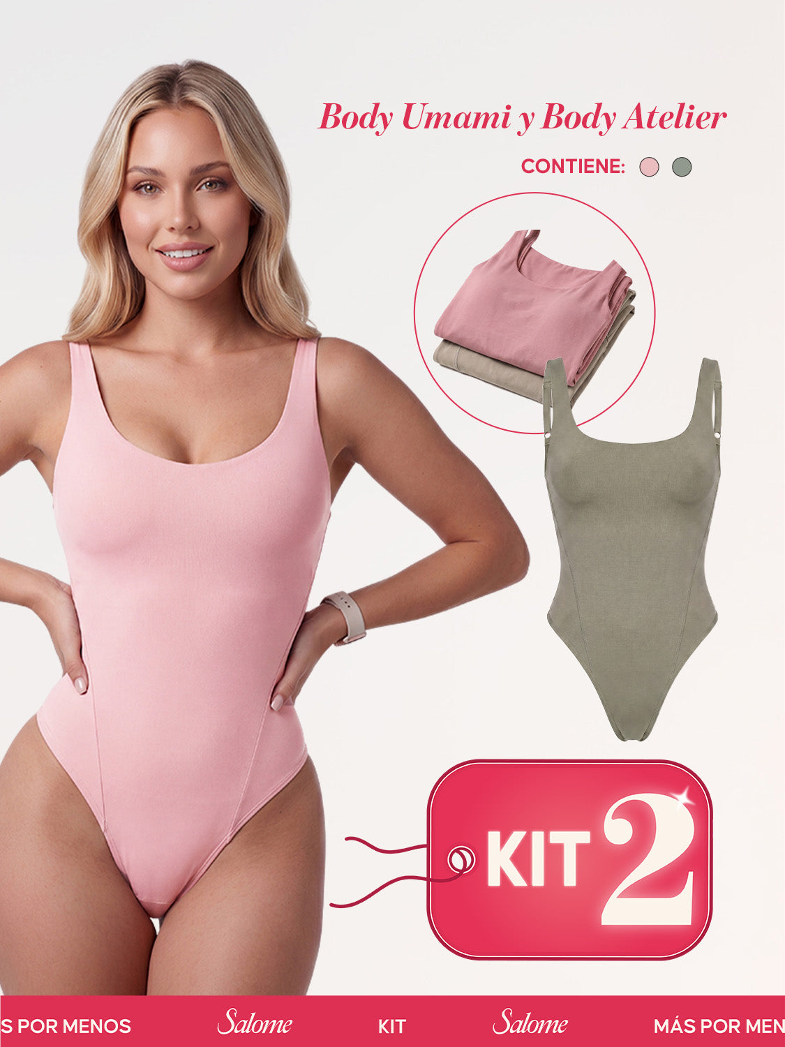 Kit Body Umami Tiras Finas & Atelier Espalda Profunda | Salome 5005 + 5004