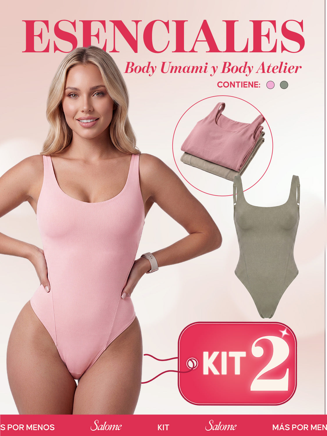 Kit Body Umami Tiras Finas & Atelier Espalda Profunda | Salome 5005 + 5004