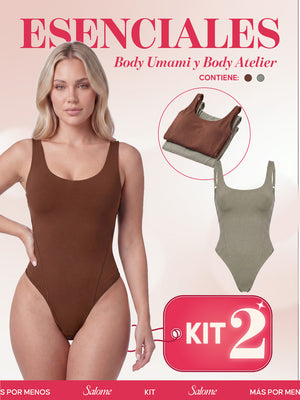 Kit Body Umami Tiras Finas & Atelier Espalda Profunda | Salome 5005 + 5004