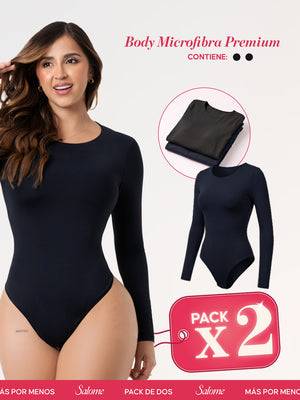 2 Pack Body: Microfibra Premium y Control Suave | Salome 5008 | Ant 03L5