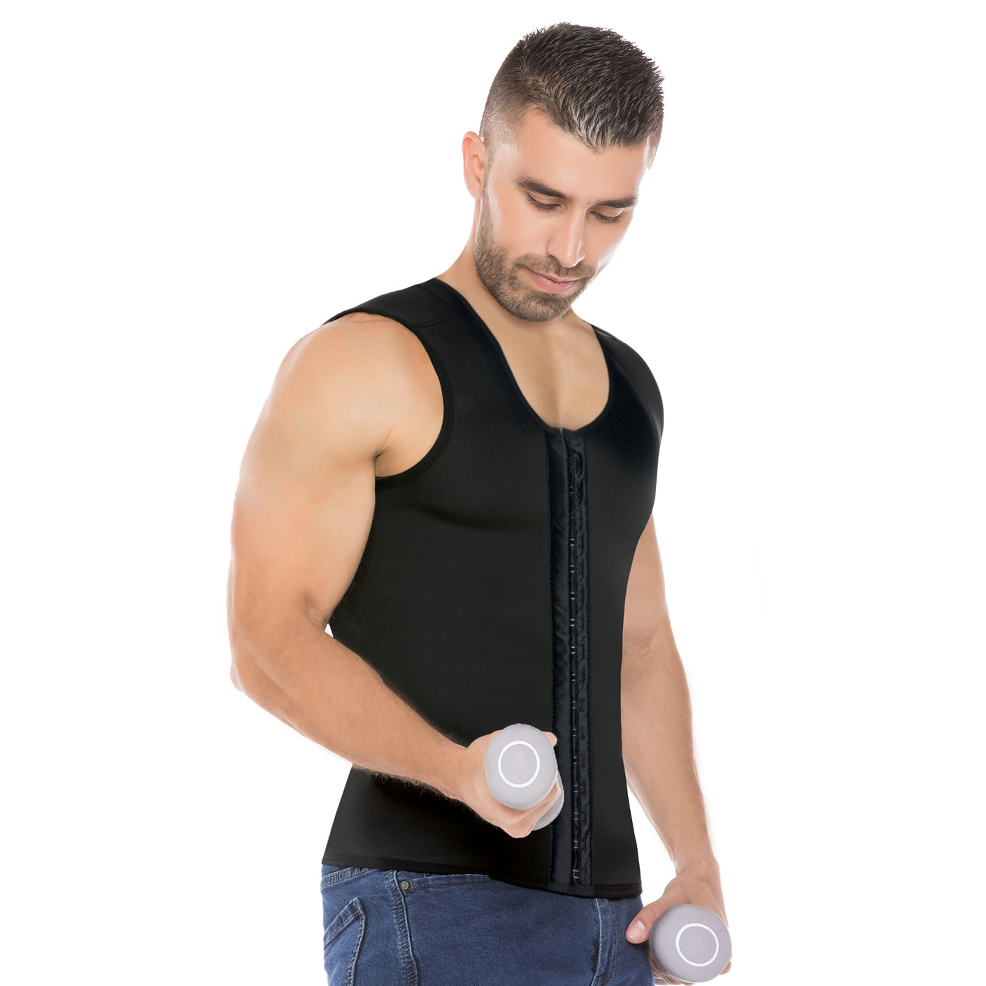 Chaleco Reductor Salome 677 S para Hombre | Neopreno Térmico| Ideal para uso deportivo