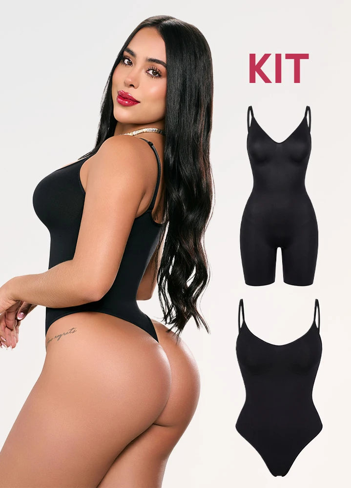 kit Bodys: Tanga Seamless y Moldeador | Salome 7001 + 01L3