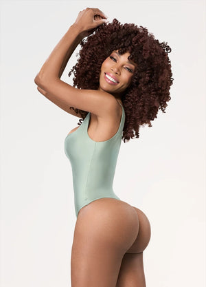 Body Moldeador 5002 Tiras gruesas, escote cuadrado | Control Abdominal
