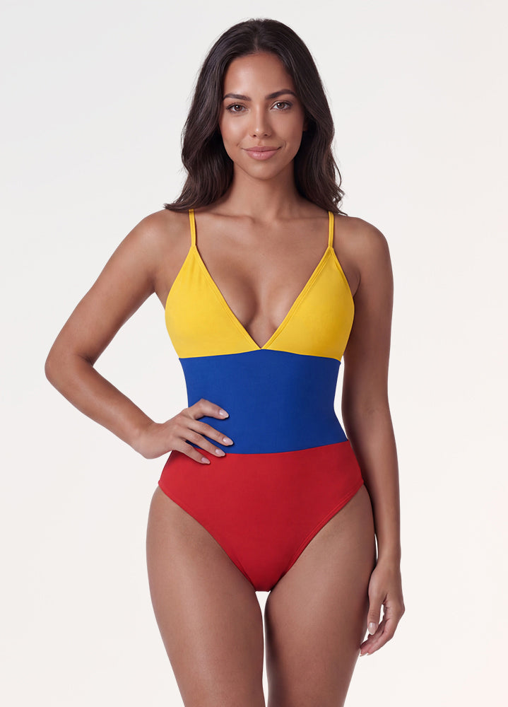 Bodysuit Colombia 2026: Body Tricolor Colombiano | Salome
