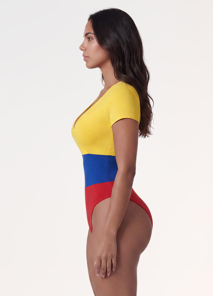 Bodysuit Colombia 2026: Body Tricolor Colombiano | Salome