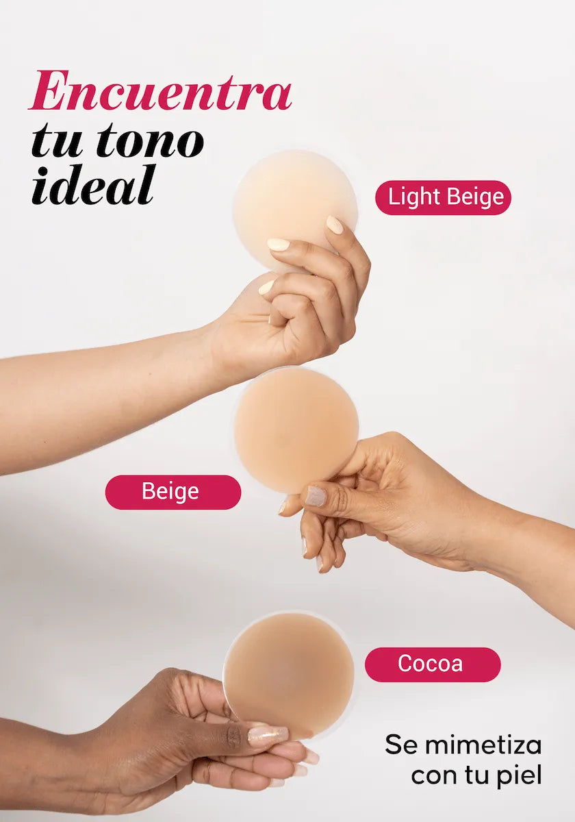 Cubre pezón de Silicona Reutilizable Salome: Adhesivo e invisible