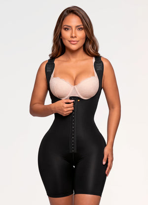 Faja de recuperación etapa 1 busto abierto Salome 3005BFM Negro