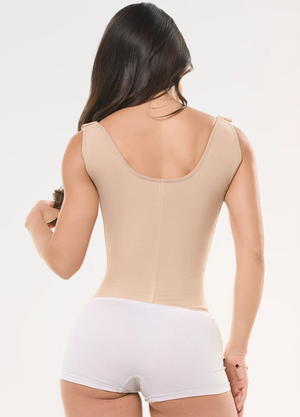 Chaleco Faja Salome 314 | Manga Sisa | Control de Abdomen y Espalda