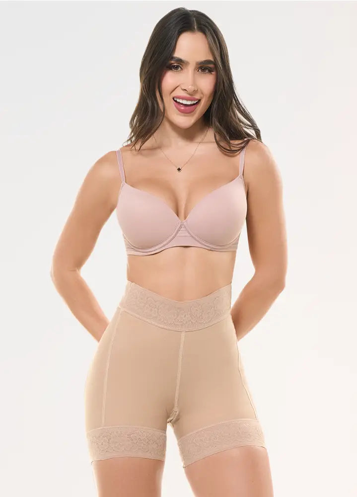Short Faja Salome 321: Moldeadora de Abdomen y Glúteos para Uso Diario