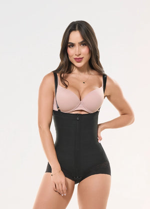 Body Faja Cachetero Strapless Salome 412 | Con Encaje Siliconado Antideslizante | Moldeado Invisible