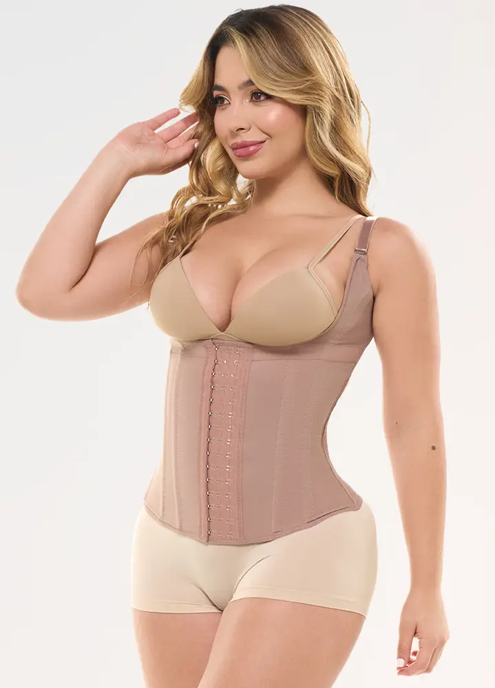 Chaleco Salome Faja 63136-CCB con Tiras Ajustables y Broches
