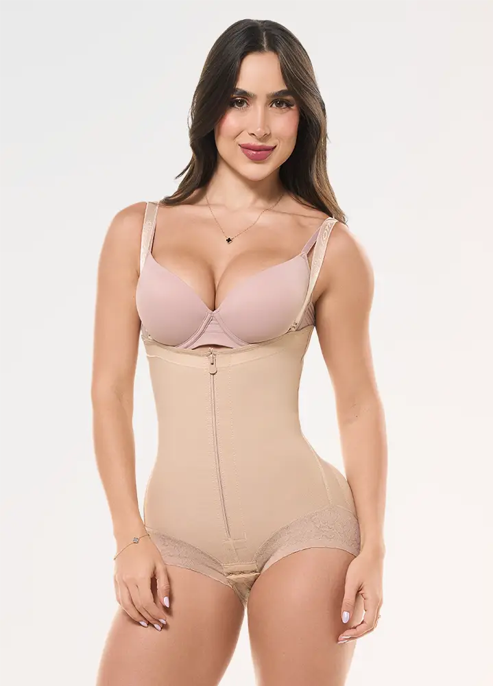 Body Faja Cachetero Salome 412 | Strapless | Siliconado Antideslizante