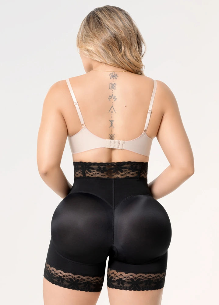 Short Moldeador Tiro Alto: Control Abdominal y Efecto Levanta Cola | Salome TC09L5