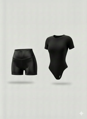 Combo Moldeador Salome: Short Faja + Body (Manga Corta o Larga)