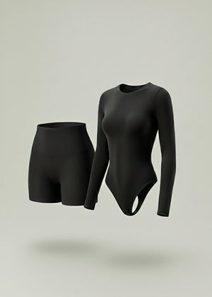 Combo Moldeador Salome: Short Faja + Body (Manga Corta o Larga)