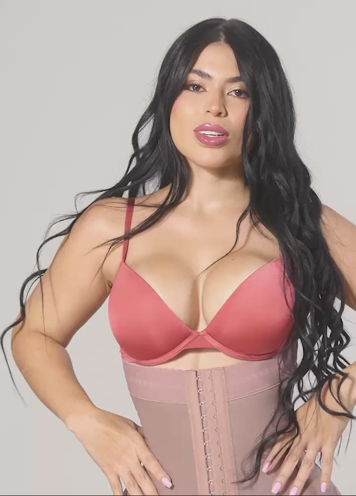 Faja Body Salome 412 CCB: Control de abdomen y glúteos strapless