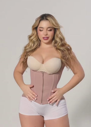 Faja Chaleco Salome 7013 | Moldea Cintura, Espalda y Corrige Postura