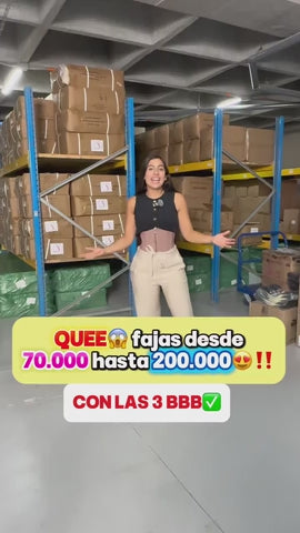 Video de mujer usando faja salome 7013